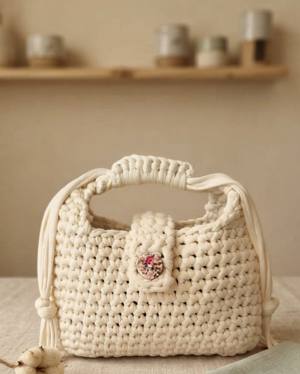 Molly Bag — Pronta consegna · panna